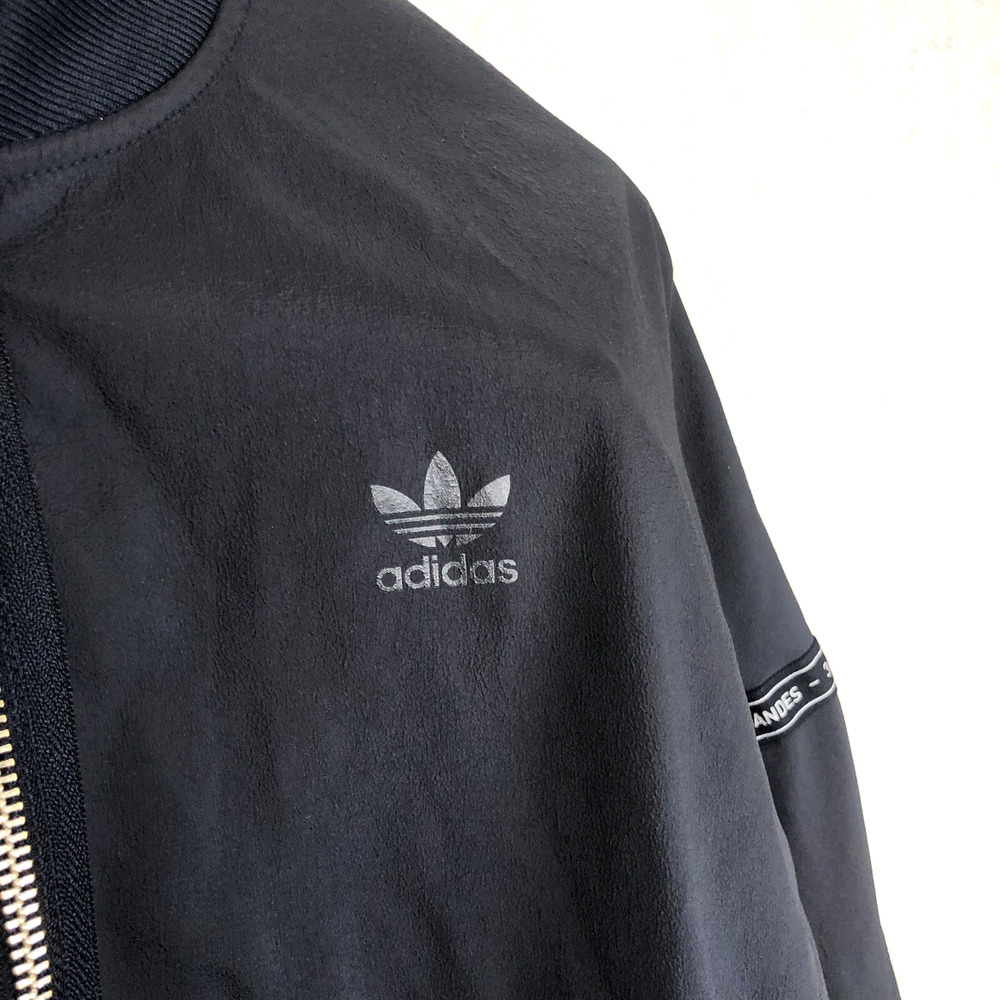 ADIDAS Reversible Full Zip Track Jacket Women's Sz S / M White Navy Blue Casual - Picture 12 of 13